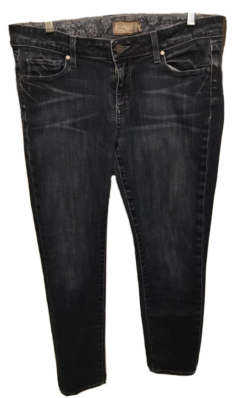 Size 29 Paige Premium Denim Skyline Ankle Jeans Womens Peg Stretch